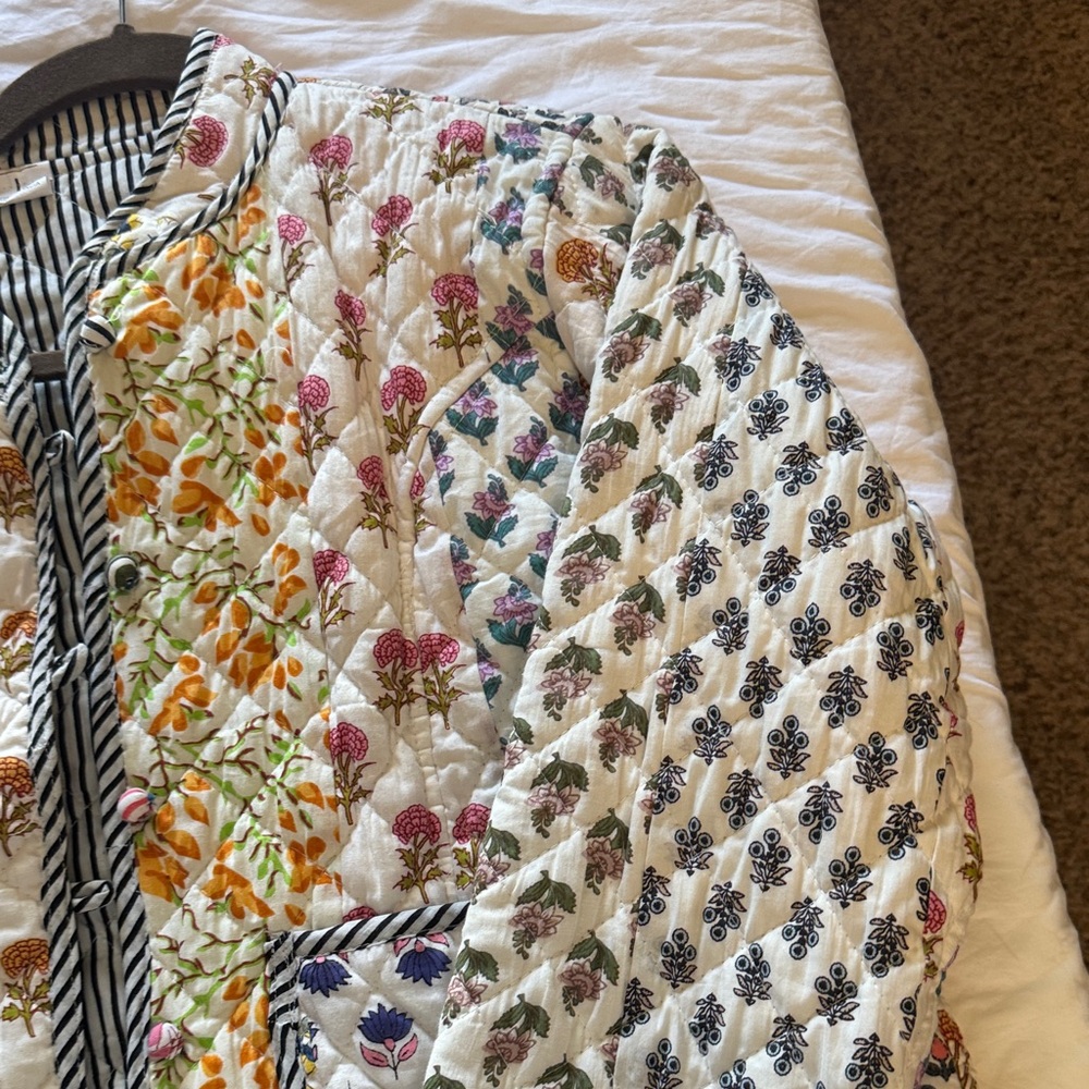 Floral Patchwork Bomber Jacket - image 4